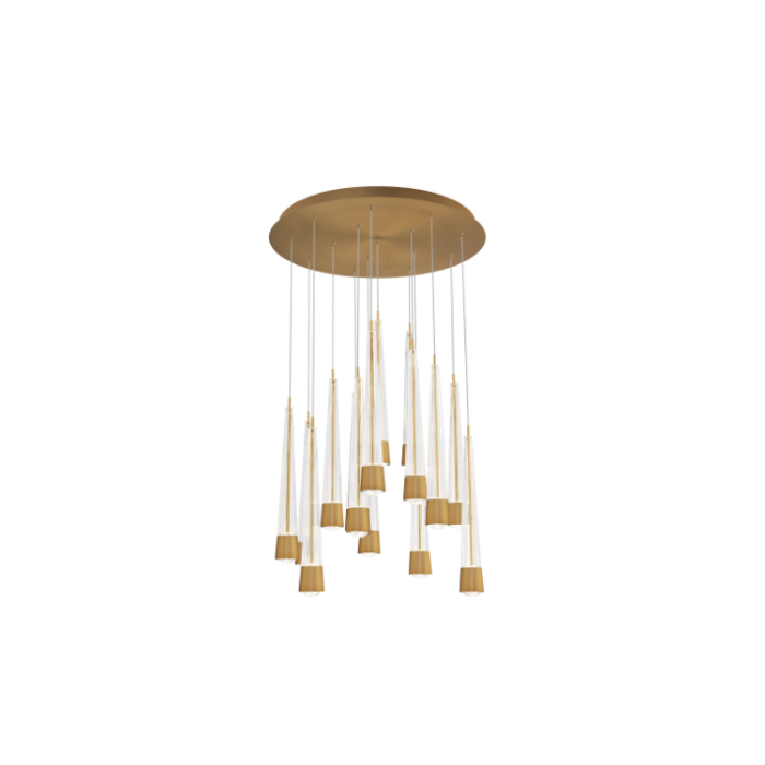 WAC PD-59415R-AB Quill Round Multi Light 4CCT
