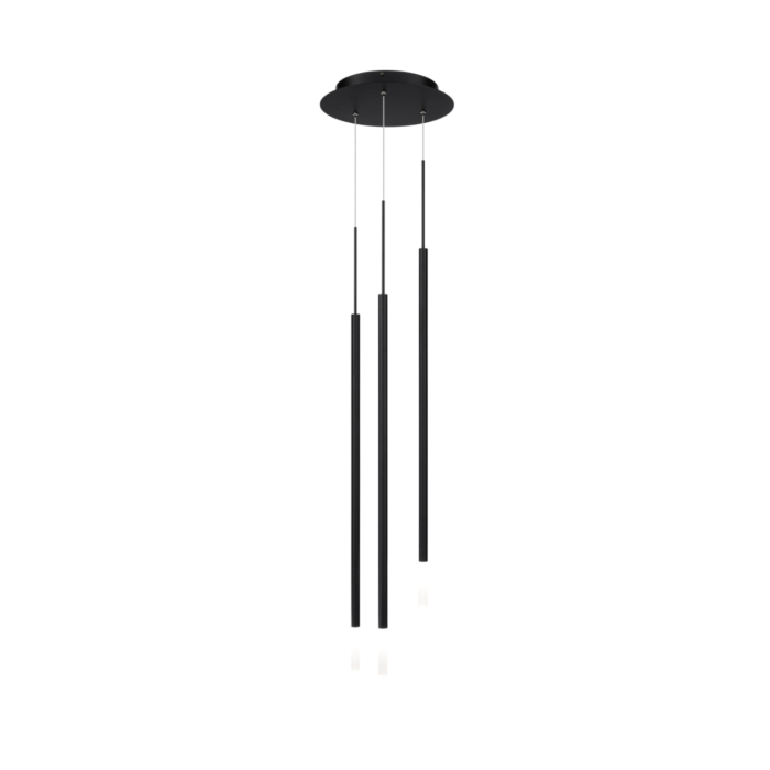 WAC PD-69403R2-BK Viggo Round Multi Light 4CCT 