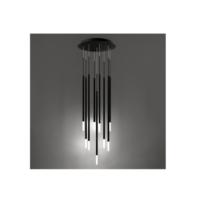 WAC PD-69409R-BK Viggo Round Multi Light 4CCT 