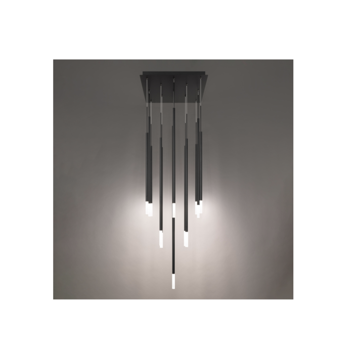 WAC PD-69425S-BK Viggo Square Multi Light 4CCT 