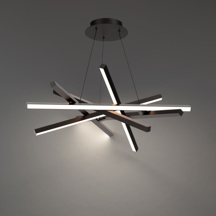 WAC PD-73134-BK Parallax Pendant 3000K