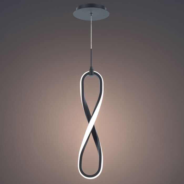 WAC PD-79221-BK Marise Mini Pendant 3000K - Black Finish Sconce