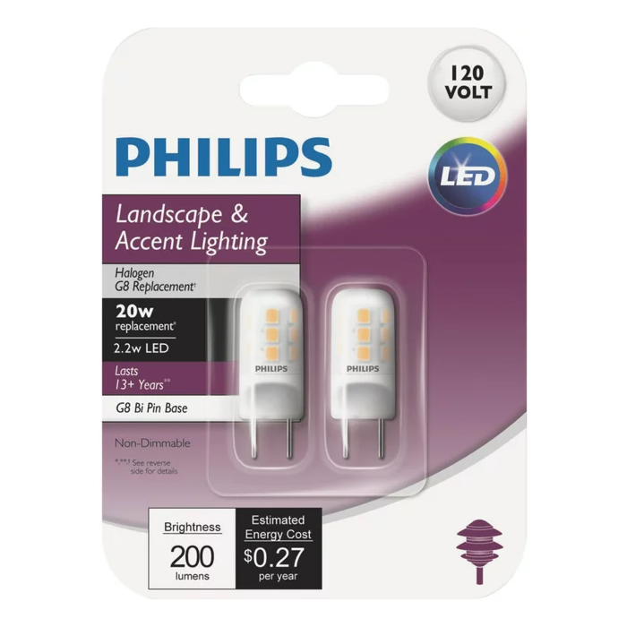 Philips 479212 T4 LED Bulb - 2.2G8/LED/830/ND/120V 6/2BC - *DISCONTINUED*
