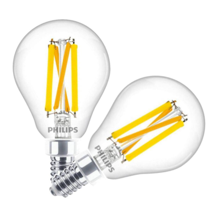 Philips 564450 - 5A15/PER/UD/CL/G/E12/WGD 6/2PF T20 A15 LED Bulb