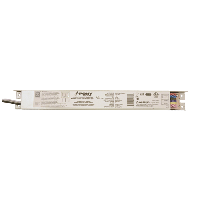 PYCC-1M1UNV040S-20D Fulham Linear PONY Selectable (PYCC) 16W Constant Current LED Driver