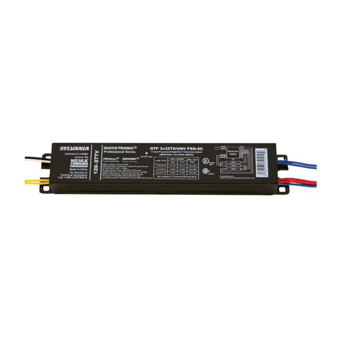 Sylvania Quicktronic QTP3x32T8/UNV-PSN-SC (51410) T8 Electronic Fluorescent Ballast - *DISCONTINUED*