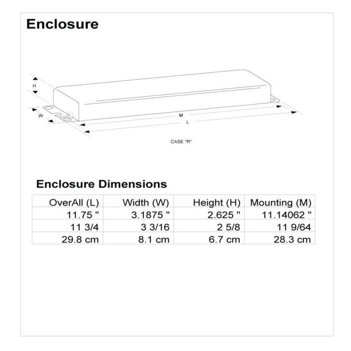 Advance Mark III R-2S110-TP T12HO Magnetic Fluorescent Ballast - *DISCONTINUED*