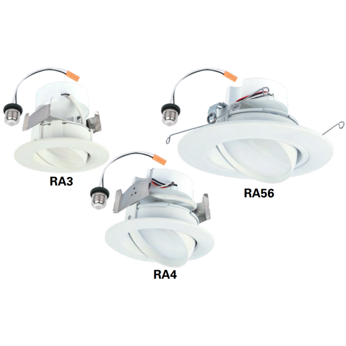 Halo RA56LS9FSD2W1EWH RA 5-6" Baffle Recessed LED Trims