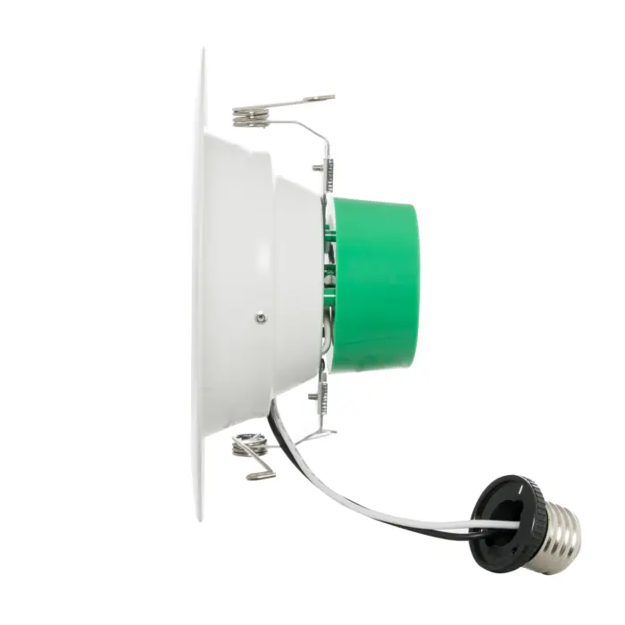 Westgate MFG RDL4-BF-MCT5 4in. Multi-CCT Recessed Light with Baffle Trim, 10W, 2700K/3000K/3500K/4000K/5000K