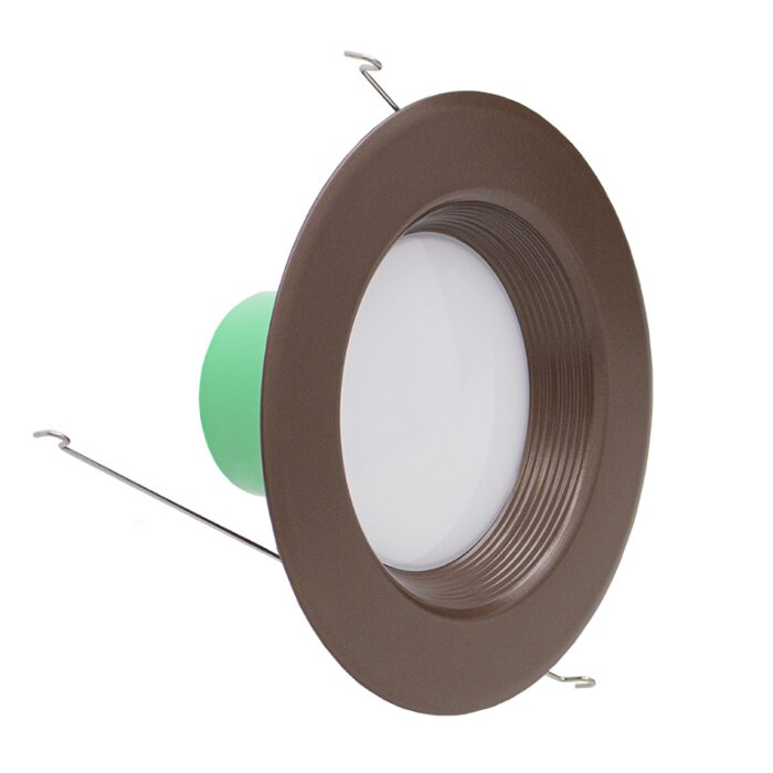 Westgate MFG RDL6-BF-MCT5-ORB 6in. Bronze Multi-CCT Recessed Light with Baffle Trim, 15W, 2700K/3000K/3500K/4000K/5000K
