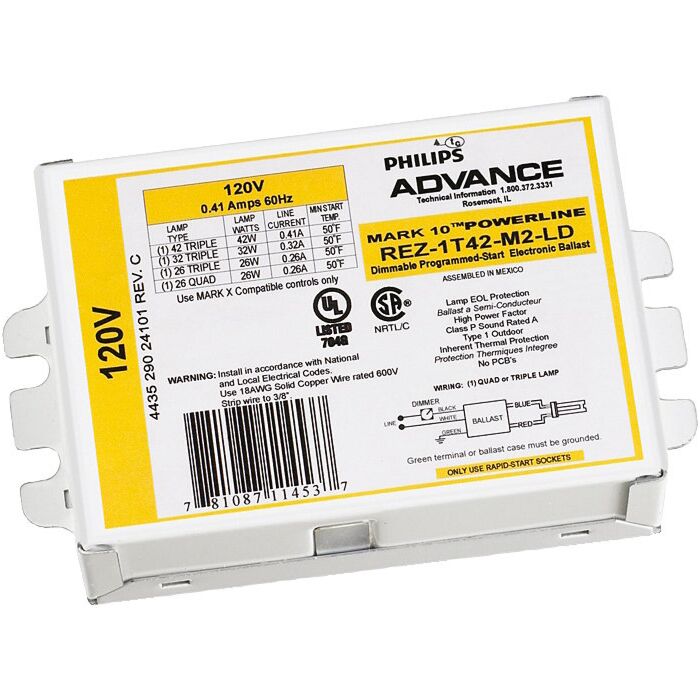 Advance Mark 10 REZ-1Q18-M2-LD CFL Electronic Dimming Ballast - *DISCONTINUED*