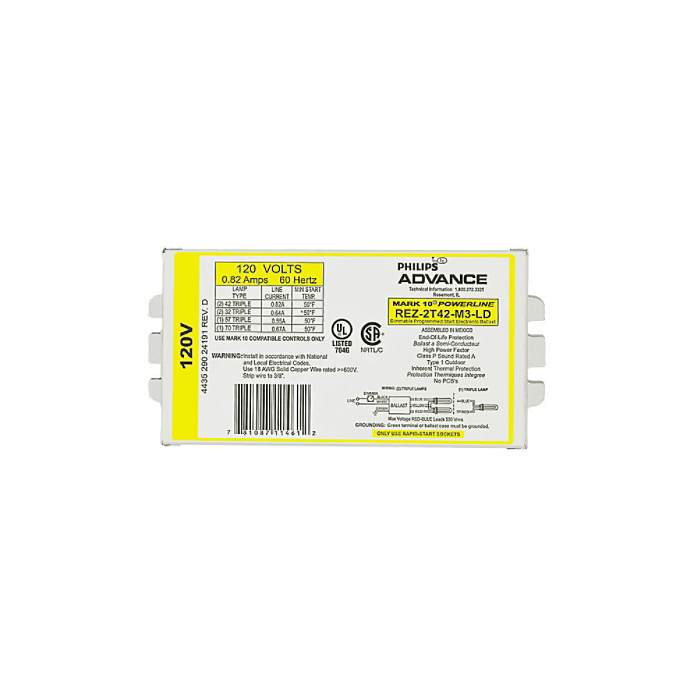 Advance Mark 10 REZ-2T42-M3-LD CFL Dimming Ballast - *DISCONTINUED*