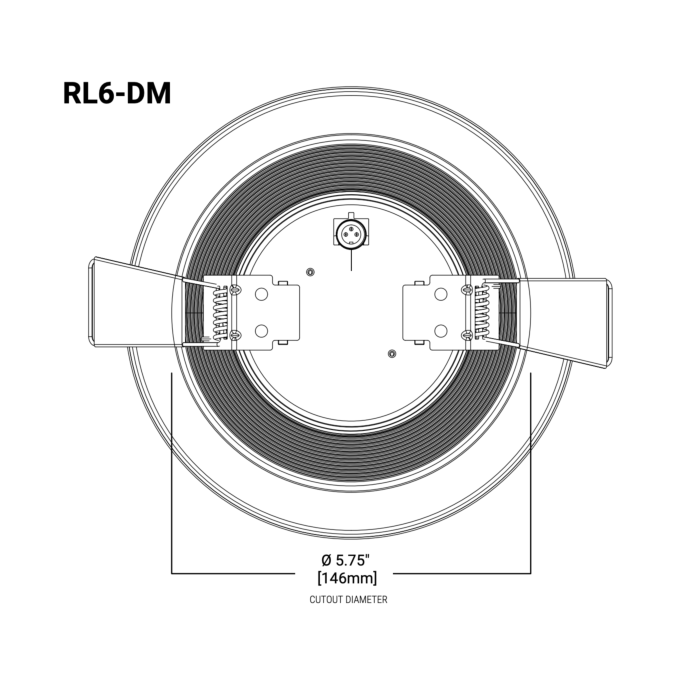 Halo RL6069FSD2W1EWHDM 6" Baffle Downlight