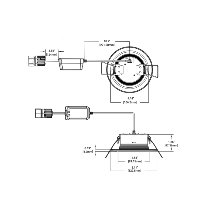 Halo RLQL4069SE010DM (1) 4" RLQL Fixture* Commercial