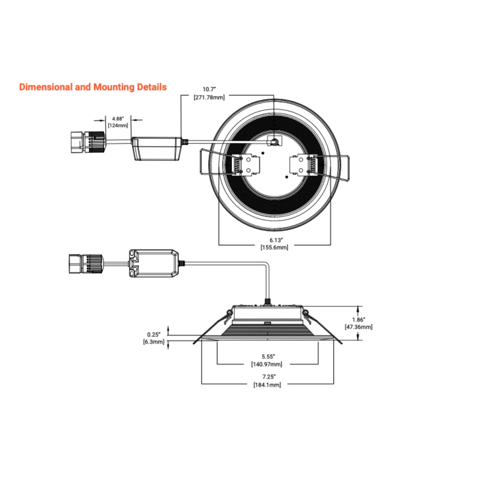 Halo RLQL6069SE010DM (1) 6" RLQL Fixture* Commercial