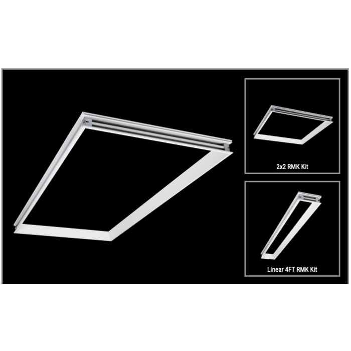 Metalux RMK2-24-W Regress Mount & Uplift Kit 2'x4'