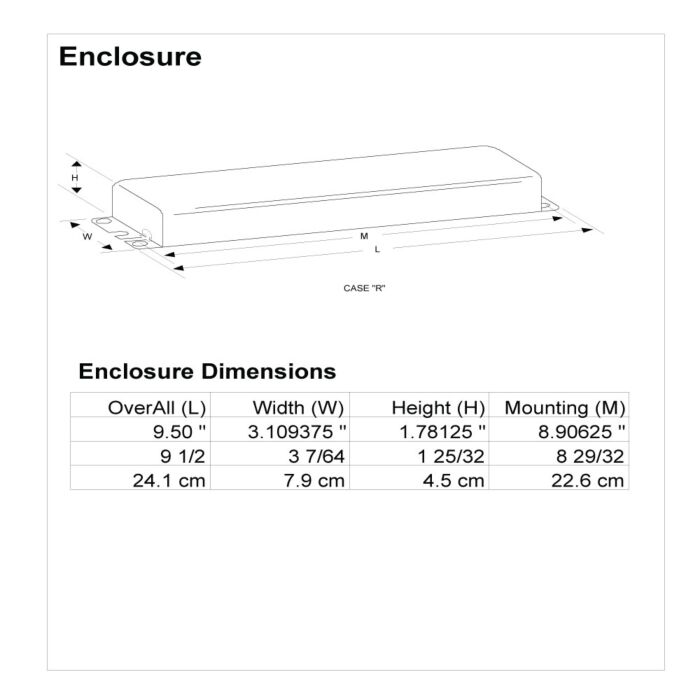 Advance RSM-175-S-TP T12 Magnetic Fluorescent Ballast - *DISCONTINUED*