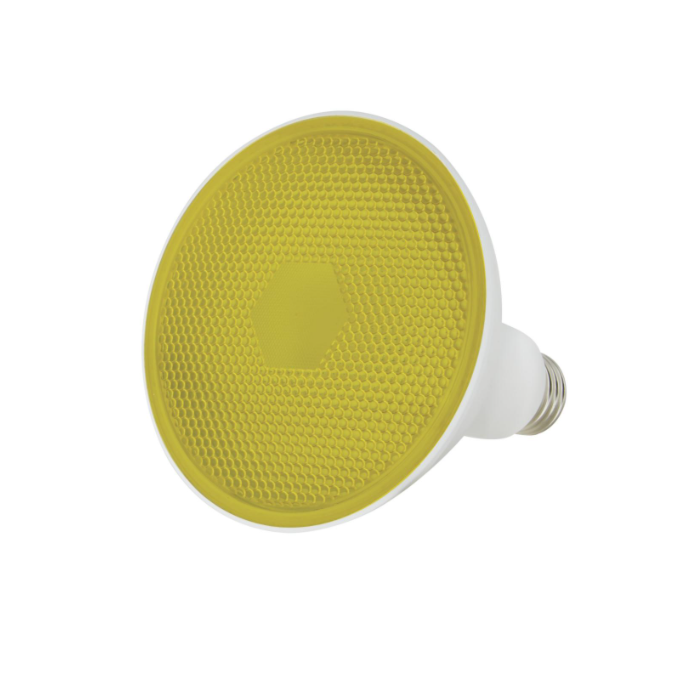 Satco S29484 LED PAR38 Bulb - 11.5PAR38/LED/90'/YELLOW
