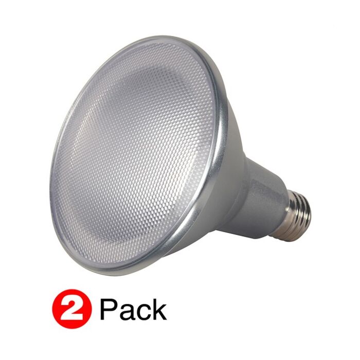 Satco S9457 LED PAR38 Bulb - 15PAR38/LED/60'/3000K/120V/2PK *DISCONTINUED*