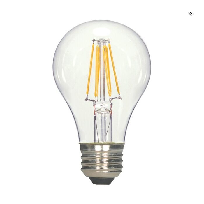 Satco S9562 LED A19 Bulb - 6.5A19/CL/LED/E26/27K/120V - *DISCONTINUED* SEE the S9876