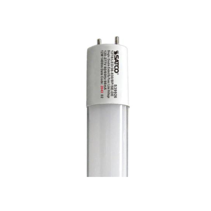 Satco S39926 - 12T8/LED/36-830/BP/SE-DE LED T8 Lamp