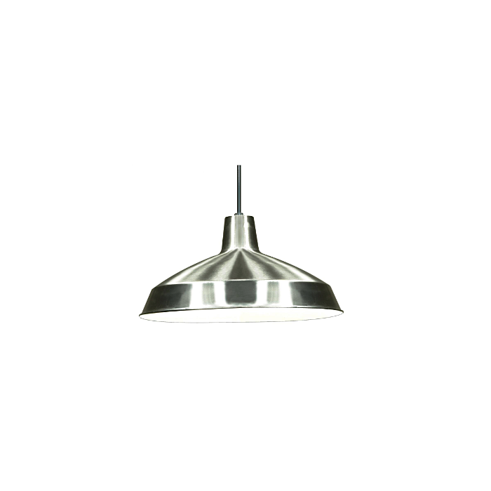 Nuvo SF76-661 1 Light - 16" Pendant with Warehouse Shade - Brushed Nickel Finish