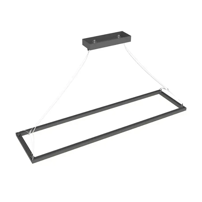 Westgate MFG SFL-4FT-60W-MCTP-BK 48in. Power & 3CCT Selectable Black Suspended Frame Fixture