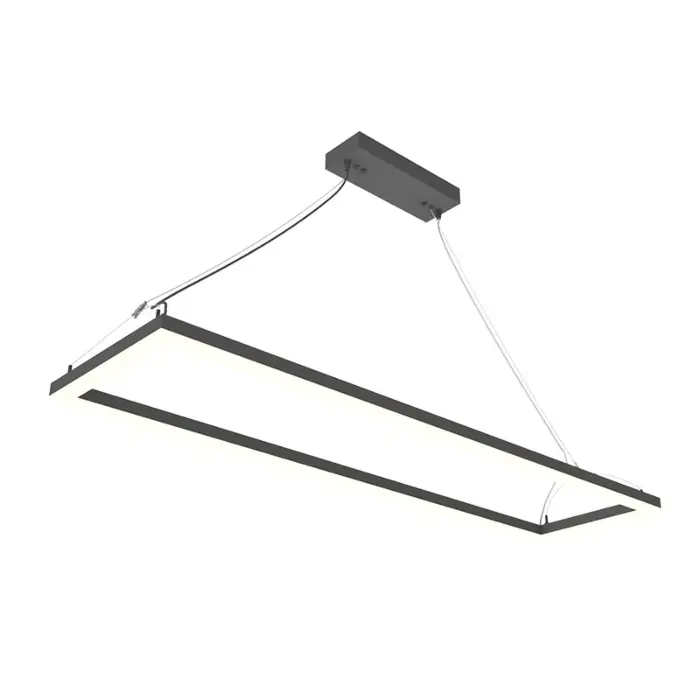 Westgate MFG SFL-4FT-60W-MCTP-BK 48in. Power & 3CCT Selectable Black Suspended Frame Fixture