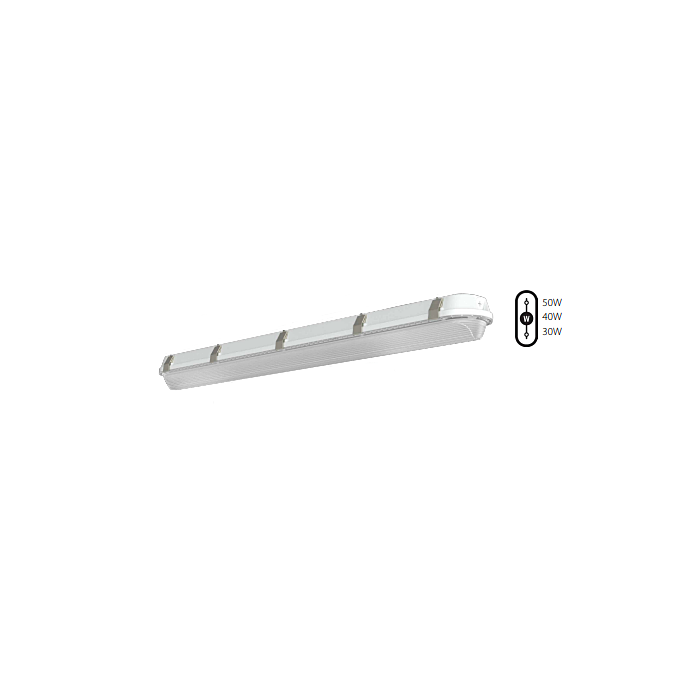 RAB Lighting SHARK®Field-Adjustable Linear Marine Grade Washdown 4' 