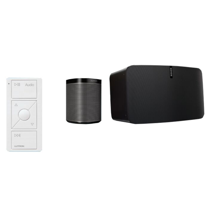 Lutron Pico PJ2-3BRL-GWH-A02 3 Button Raise/Lower Sonos Audio Controller - White