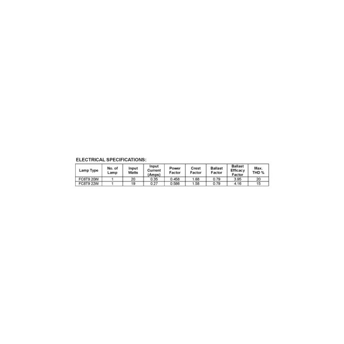 Keystone SS22WSTP Magnetic Circline Ballast