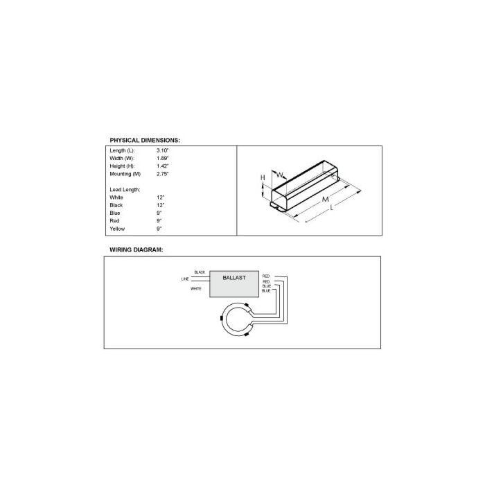 Keystone SS22WSTP Magnetic Circline Ballast