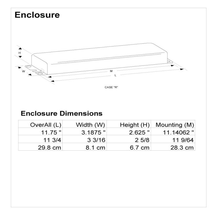 Advance Mark III V-2S110-TP T12HO Magnetic Fluorescent Ballast - *DISCONTINUED*