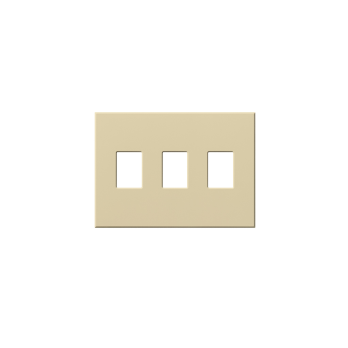 Lutron VWP-3-IV Vareo 3 Gang Wallplate Ivory