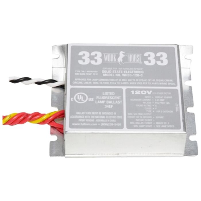 Fulham WorkHorse WH33-120-C Electronic Ballast