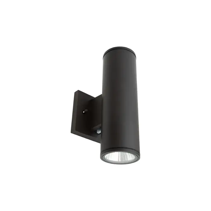 Westgate MFG WMC3-UDL-MCT-BK-DT - 3in 3CCT-Selectable LED Outdoor Cylinder Up/Downlight, 18W, Black