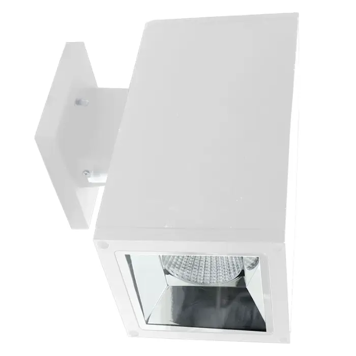 Westgate MFG WMCS5-DL-MCT-WH-DD - 5in 3CCT-Selectable LED Outdoor Square Cylinder Downlight, 20W, White