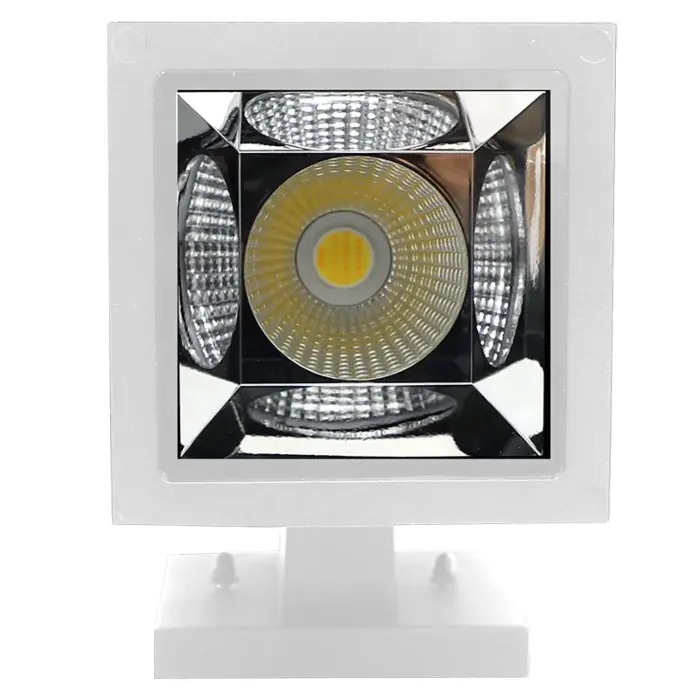 Westgate MFG WMCS5-DL-MCT-WH-DD - 5in 3CCT-Selectable LED Outdoor Square Cylinder Downlight, 20W, White