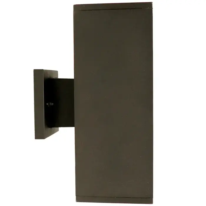 Westgate MFG WMCS5-UDL-MCT-BR-DD - 5in 3CCT-Selectable LED Outdoor Square Cylinder Up/Downlight, 40W, Bronze