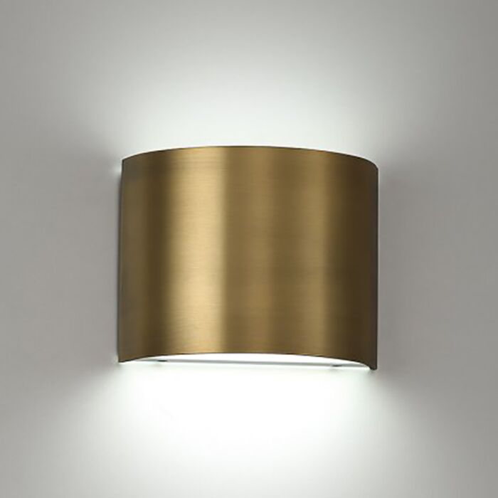 WAC WS-30907-AB Pocket 7" Wall Sconce 3000K - Aged Brass Finish Sconce
