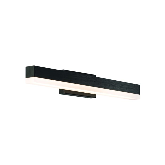 WAC WS-41119-BK Styx 19" Bathroom Vanity & Sconce - Black Finish Sconce