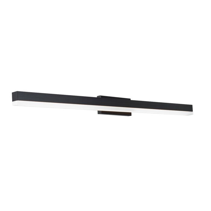 WAC WS-41137-BK Styx 37" Bathroom Vanity & Sconce - Black Finish Sconce