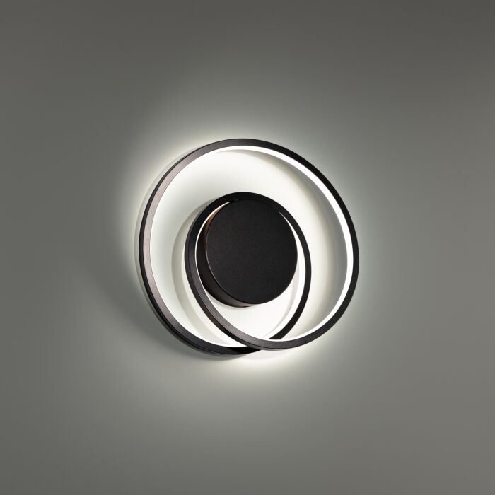 WAC WS-43413-BK Marques Wall Sconce - Black - 3000K
