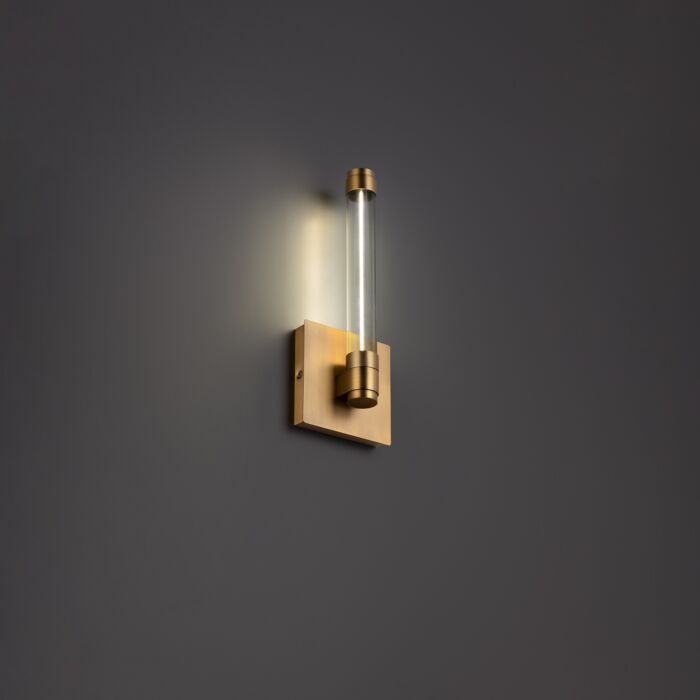 WAC WS-51313-AB Jedi Wall Sconce 3000K - Aged Brass Finish Sconce