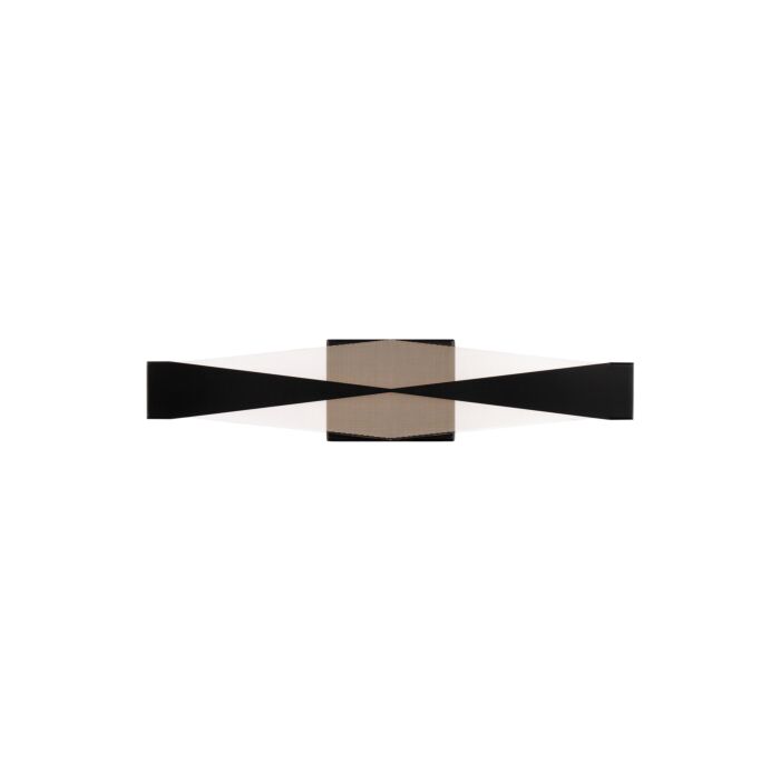 WAC WS-59324-27-BK Enigmatic Wall Sconce - Black Finish Sconce