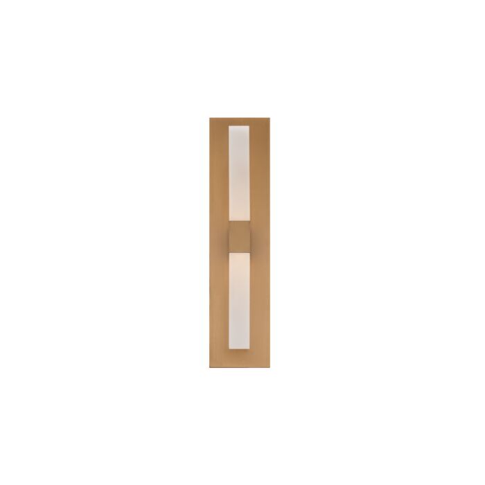WAC WS-61216-AB Camelot Wall Sconce 3000K - Aged Brass Finish Sconce