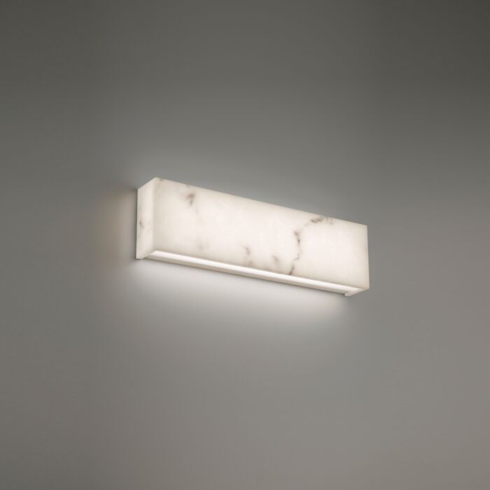 WAC WS-65118-WT Museo Bathroom Vanity & Sconce 3000K - White Finish Sconce