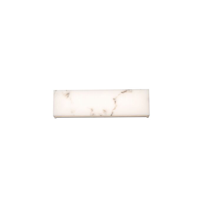 WAC WS-65118-WT Museo Bathroom Vanity & Sconce 3000K - White Finish Sconce