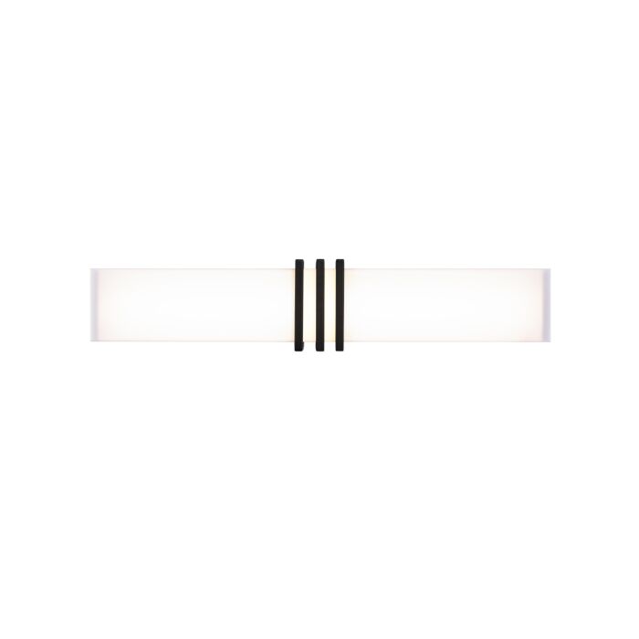 WAC WS-75318-BK Minibar Bathroom Vanity & Sconce 3000K - Black Finish Sconce