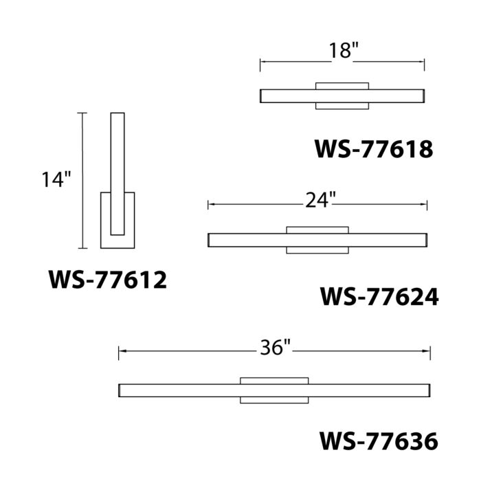 WAC WS-77636-27-AL Brink Bathroom Sconce - Brushed Aluminum Finish Sconce
